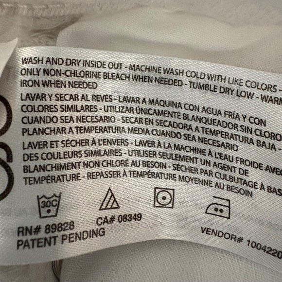 Nine West Jeans Womens 16 White‎ Chrystie Capri Stretch Comfort Casual - Picture 5 of 8